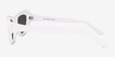 Rosy Solid White AcetateSunglass Frames from EyeBuyDirect, Side View