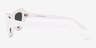 Rosy Solid White AcetateSunglass Frames from EyeBuyDirect, Side View
