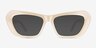 Rosy Cream AcetateSunglass Frames from EyeBuyDirect, Front View