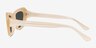 Rosy Cream AcetateSunglass Frames from EyeBuyDirect, Side View