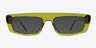 Novo Crystal Olive Green AcetateSunglass Frames from EyeBuyDirect, Front View
