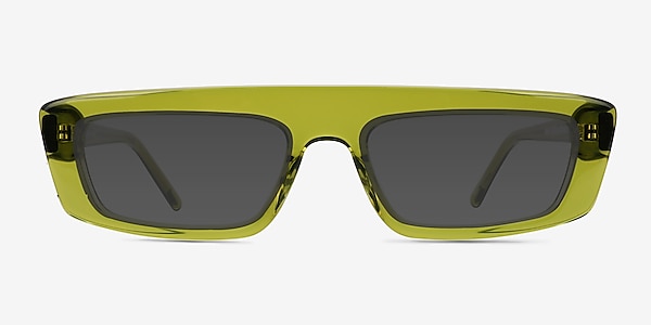 Novo Crystal Olive Green Acetate Sunglass Frames