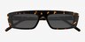 Novo Spotty Tortoise AcetateSunglass Frames from EyeBuyDirect, Closed View