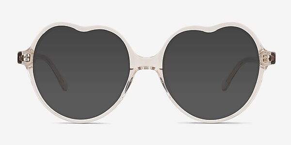 Amora Crystal Brown Acétate Soleil de Lunette de vue