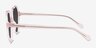 Amora Crystal Light Pink AcetateSunglass Frames from EyeBuyDirect, Side View