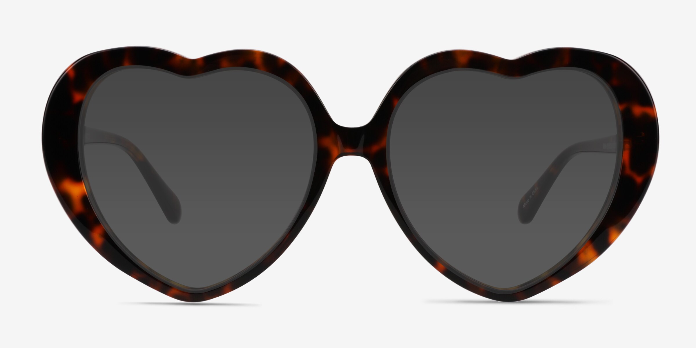 Suki Sun - Heart Black Frame Sunglasses For Women | Eyebuydirect display picture 3