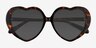 Suki Sun Tortoise AcetateSunglass Frames from EyeBuyDirect, Closed View