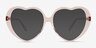 Suki Sun Crystal Champagne AcetateSunglass Frames from EyeBuyDirect, Front View