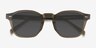 Lennox Green AcetateSunglass Frames from EyeBuyDirect, Closed View