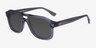 Connor Crystal Gray AcetateSunglass Frames from EyeBuyDirect, Angle View
