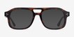 Connor Tortoise Alternative MaterialsSunglass Frames from EyeBuyDirect, Front View