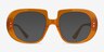 Dawn Orange AcetateSunglass Frames from EyeBuyDirect, Front View
