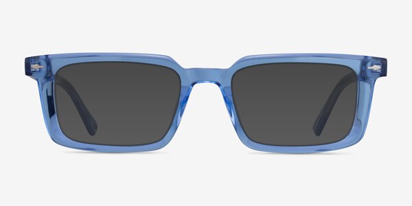 Riley Crystal Blue Acetate Sunglass Frames