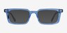 Riley Crystal Blue AcetateSunglass Frames from EyeBuyDirect, Front View