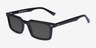 Riley Black AcetateSunglass Frames from EyeBuyDirect, Angle View