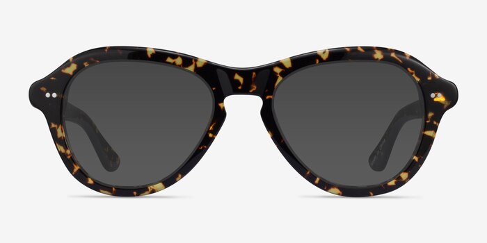 Moss Spotty Tortoise Acetate Sunglass Frames from EyeBuyDirect