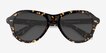 Moss Spotty Tortoise Alternative MaterialsSunglass Frames from EyeBuyDirect, Closed View