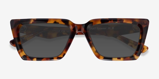 Yara Tortoise AcetateSunglass Frames from EyeBuyDirect, Closed View