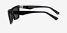Yara Black AcetateSunglass Frames from EyeBuyDirect, Side View