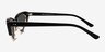 Aina Black Gold AcetateSunglass Frames from EyeBuyDirect, Side View
