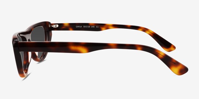 Cayla Tortoise AcetateSunglass Frames from EyeBuyDirect, Side View