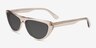 Cayla Crystal Gray AcetateSunglass Frames from EyeBuyDirect, Angle View