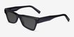 Zizi Black AcetateSunglass Frames from EyeBuyDirect, Angle View