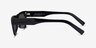 Zizi Black AcetateSunglass Frames from EyeBuyDirect, Side View
