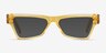Zizi Crystal Yellow AcetateSunglass Frames from EyeBuyDirect, Front View