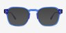 Reframe Crystal Blue AcetateSunglass Frames from EyeBuyDirect, Front View