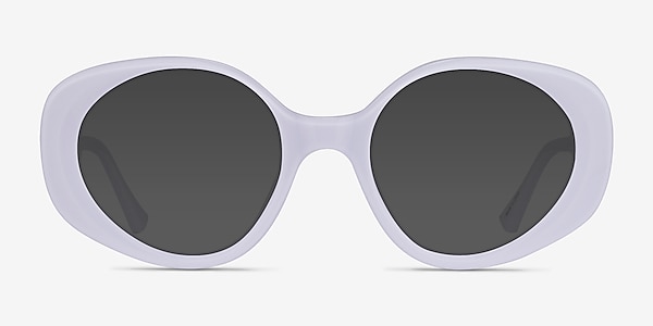 Intuition White Acetate Sunglass Frames