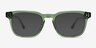 Percept Crystal Green AcetateSunglass Frames from EyeBuyDirect, Front View