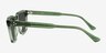 Percept Crystal Green AcetateSunglass Frames from EyeBuyDirect, Side View