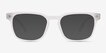 Percept Matte Clear AcetateSunglass Frames from EyeBuyDirect, Front View