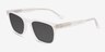 Percept Matte Clear AcetateSunglass Frames from EyeBuyDirect, Angle View
