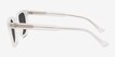 Percept Matte Clear AcetateSunglass Frames from EyeBuyDirect, Side View