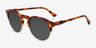 Begin Gradient Tortoise AcetateSunglass Frames from EyeBuyDirect, Angle View