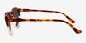 Begin Gradient Tortoise AcetateSunglass Frames from EyeBuyDirect, Side View