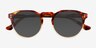Begin Gradient Tortoise AcetateSunglass Frames from EyeBuyDirect, Closed View