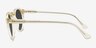 Begin Crystal Yellow AcetateSunglass Frames from EyeBuyDirect, Side View