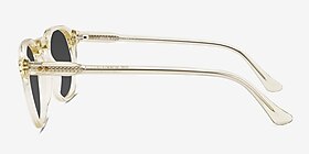 Begin Crystal Yellow Acétate Soleil de Lunette de vue d'EyeBuyDirect, Vue de Côté