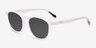 Boost Crystal Clear AcetateSunglass Frames from EyeBuyDirect, Angle View