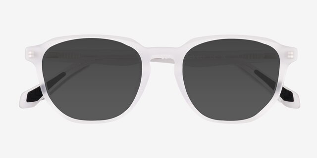 Boost Crystal Clear AcetateSunglass Frames from EyeBuyDirect, Closed View