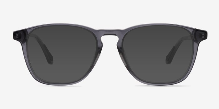 Tackle Crystal Dark Gray Acetate Sunglass Frames from EyeBuyDirect