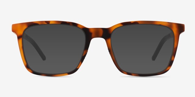 Verge Matte Tortoise PlasticSunglass Frames from EyeBuyDirect, Front View