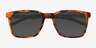 Verge Matte Tortoise PlasticSunglass Frames from EyeBuyDirect, Closed View