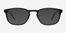 Propel Matte Black PlasticSunglass Frames from EyeBuyDirect, Front View