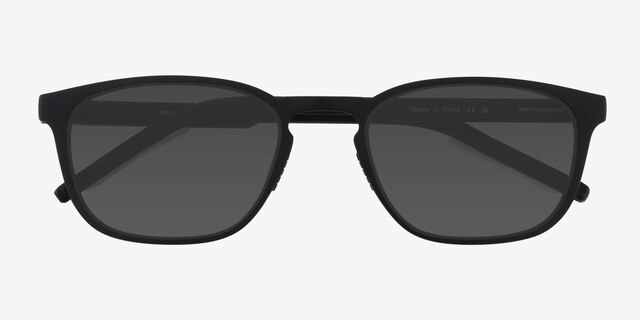 Propel Matte Black PlasticSunglass Frames from EyeBuyDirect, Closed View