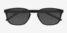 Propel Matte Black PlasticSunglass Frames from EyeBuyDirect, Closed View