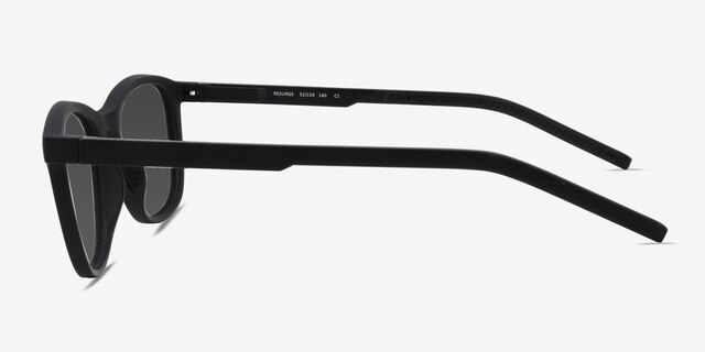 Resurge Matte Black PlasticSunglass Frames from EyeBuyDirect, Side View
